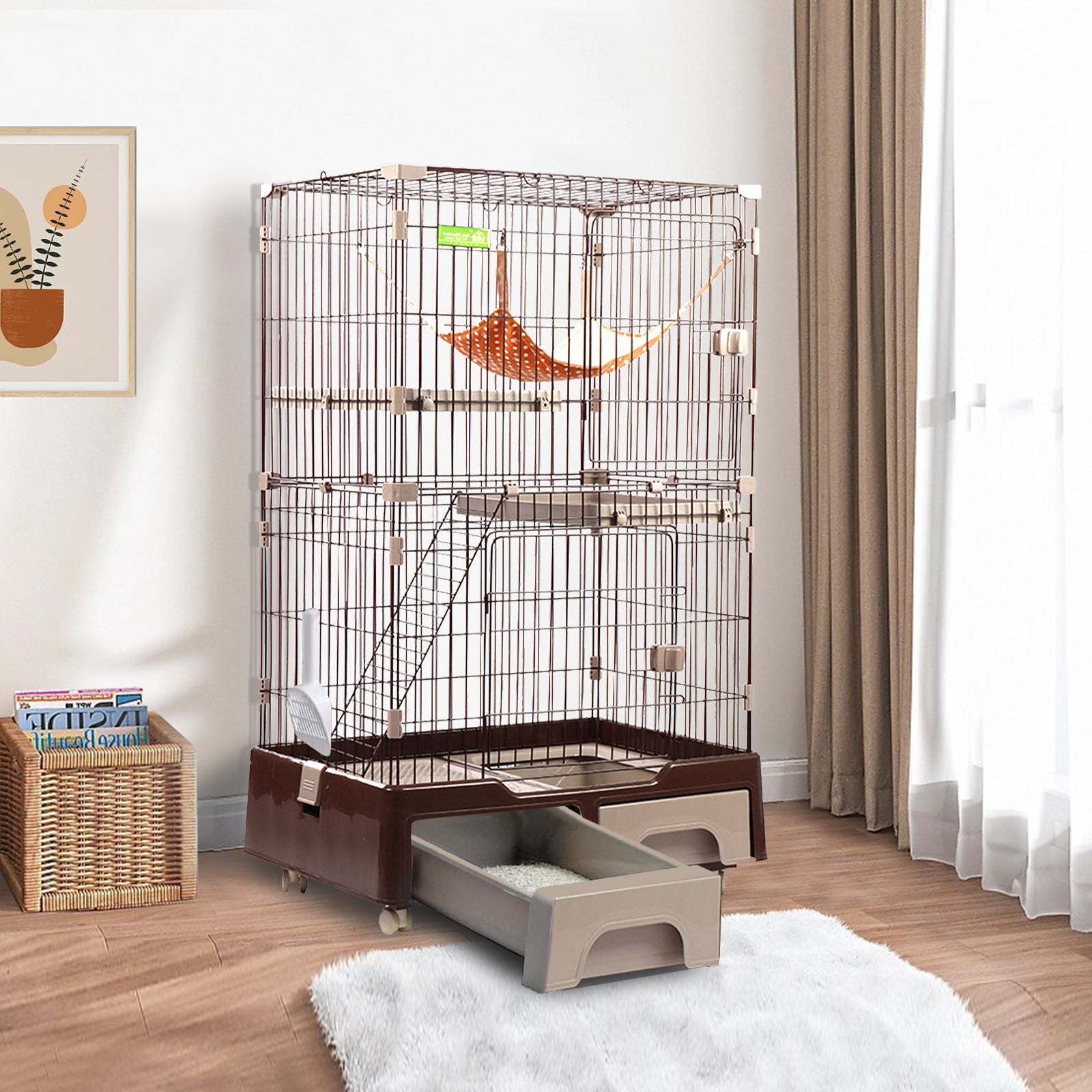 コンビネーションサークル にゃんこ向け3段セット 猫 ケージ 1914073