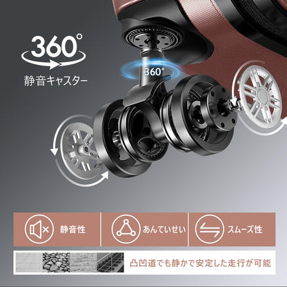 スーツケース 機内持ち込み 超軽量 キャリーケース 大型 超軽量 キャリーバッグ 大容量 静音 ダブルキャスター 耐衝撃 360度回転 旅行 出張 修学 泊まる (ピンク, Sサイズ/機内持込（1-3泊）)13