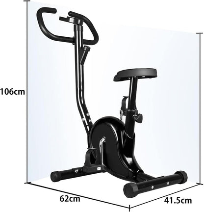フィットネスバイク エアロバイク 家庭用 スピンバイク 静音 トレーニング ダイエット器具 サドル・ハンドル調節可能 エクササイズマシン 電子ディスプレイ付き
